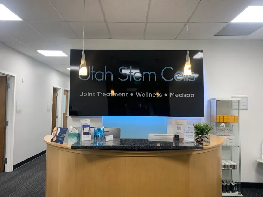 Utah Stem Cells reception and front desk