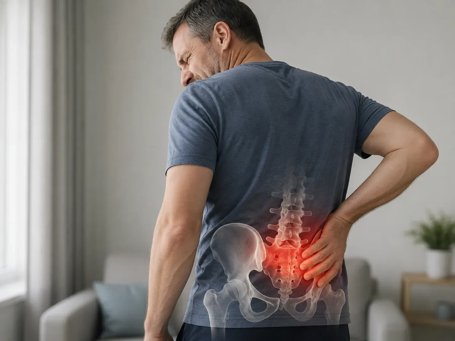 Sacroiliac joint dysfunction in Utah — man with SI joint and pelvic pain